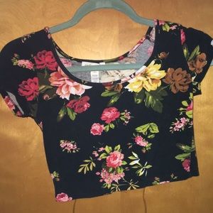 floral crop top